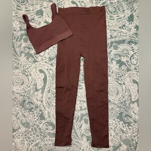 BLANQI postpartum + nursing support leggings and bralette